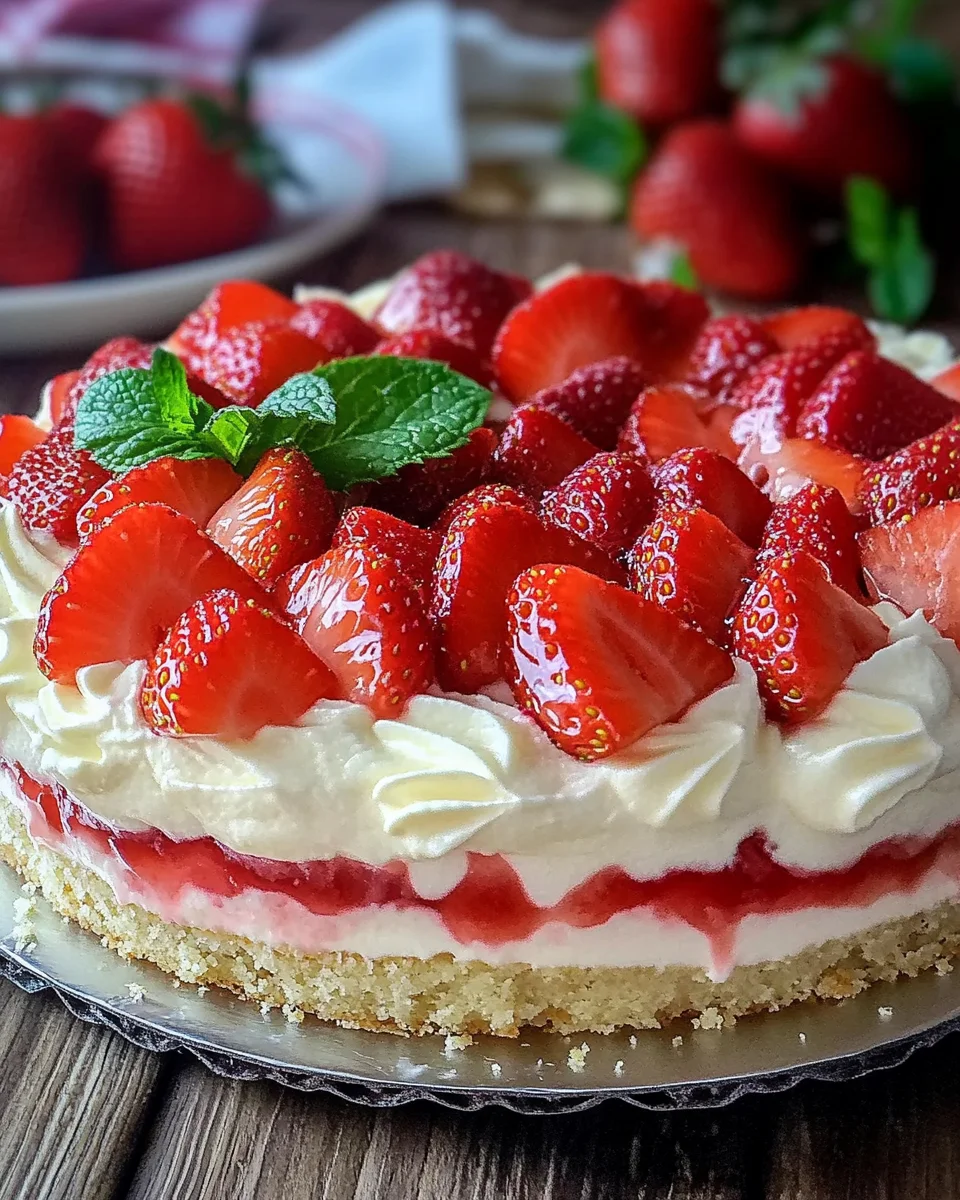 Erdbeerkuchen