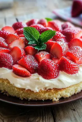 Erdbeerkuchen mit Schmand-Vanillecreme Rezept