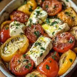 Griechischer Feta Auflauf mit Tomaten