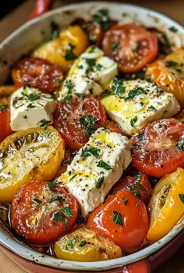Griechischer Feta Auflauf mit Tomaten