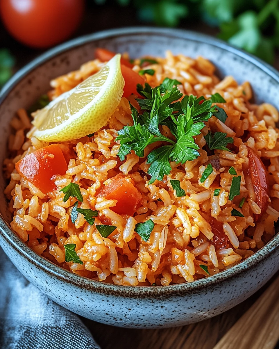 Griechischer Tomatenreis