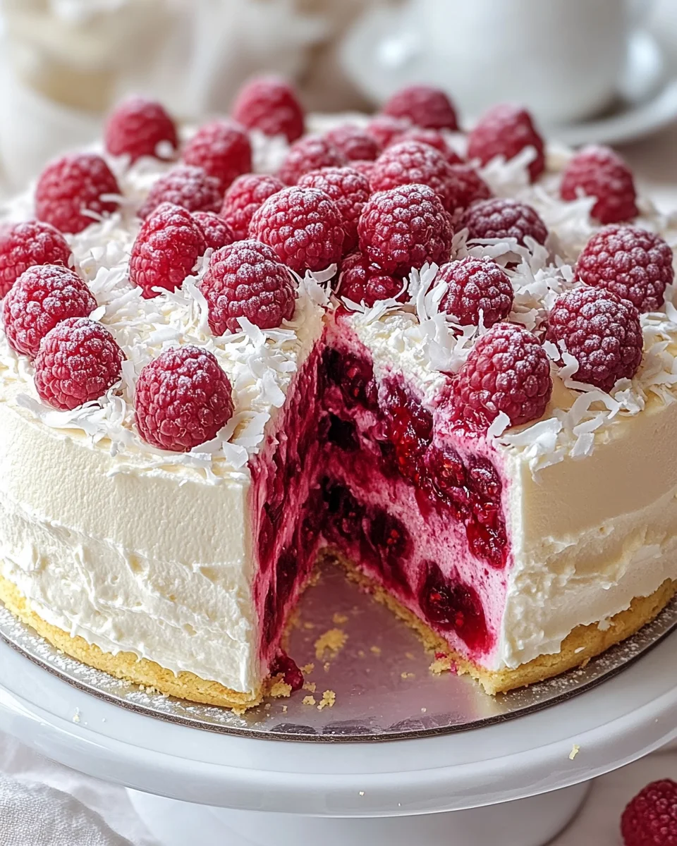Himbeer-Raffaello-Torte