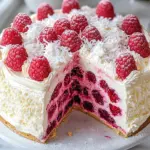 Himbeer-Raffaello-Torte ohne Gelatine