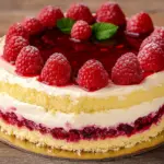 Himbeertorte mit Paradiescreme