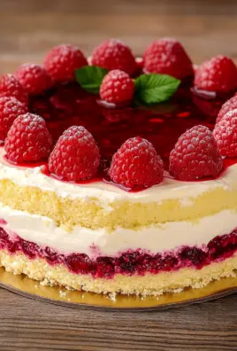 Himbeertorte mit Paradiescreme