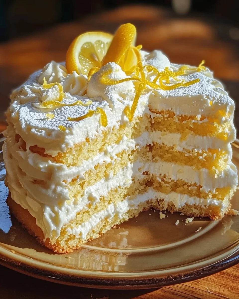Italienisches Zitronencreme Kuchen Rezept