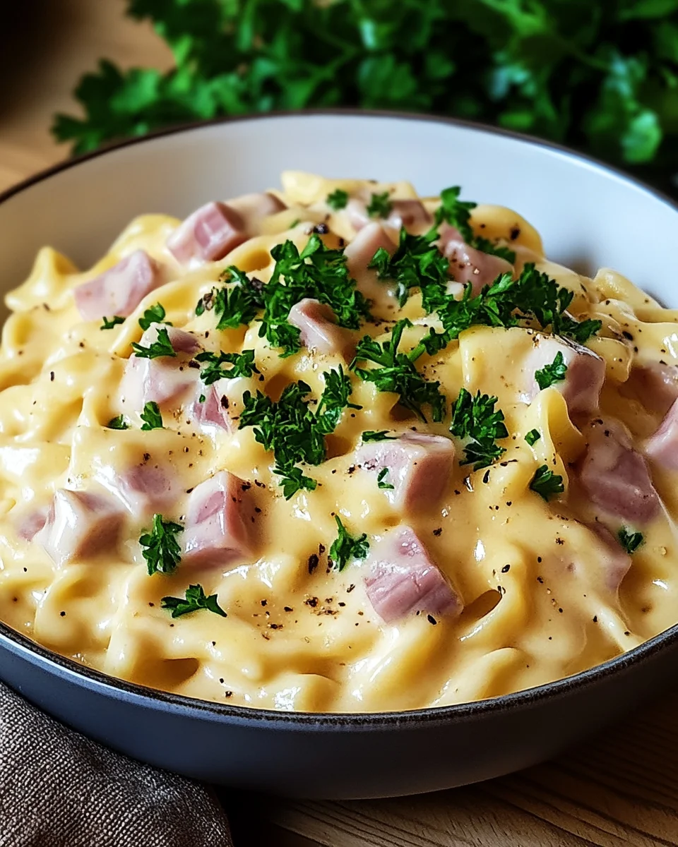 K&auml;se-Schinken-Sahne Sp&auml;tzle