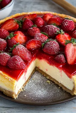 Käsekuchen mit Erdbeeren 28 Käsekuchen mit Erdbeeren