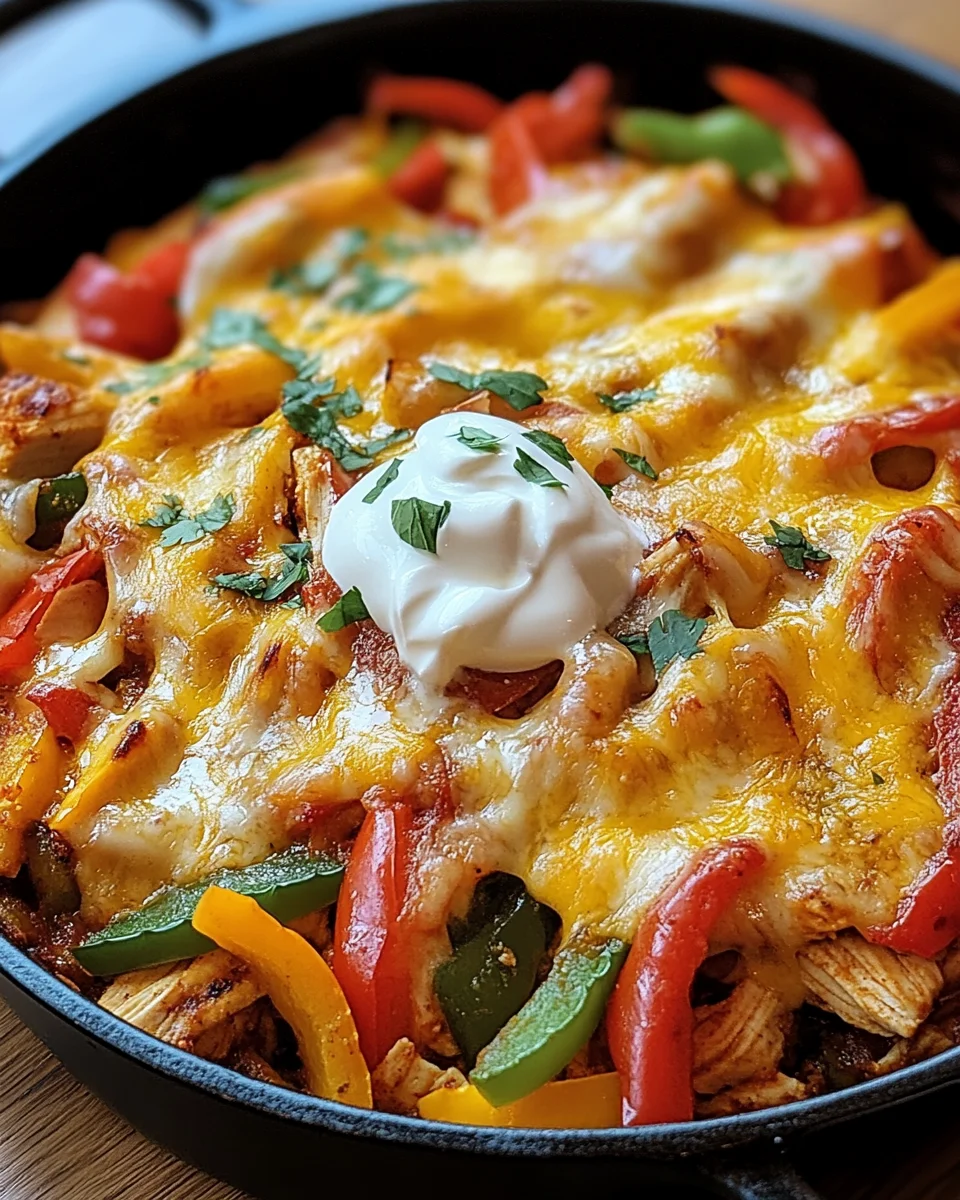 Käsiger Fajita Hähnchen Auflauf 25 Käsiger