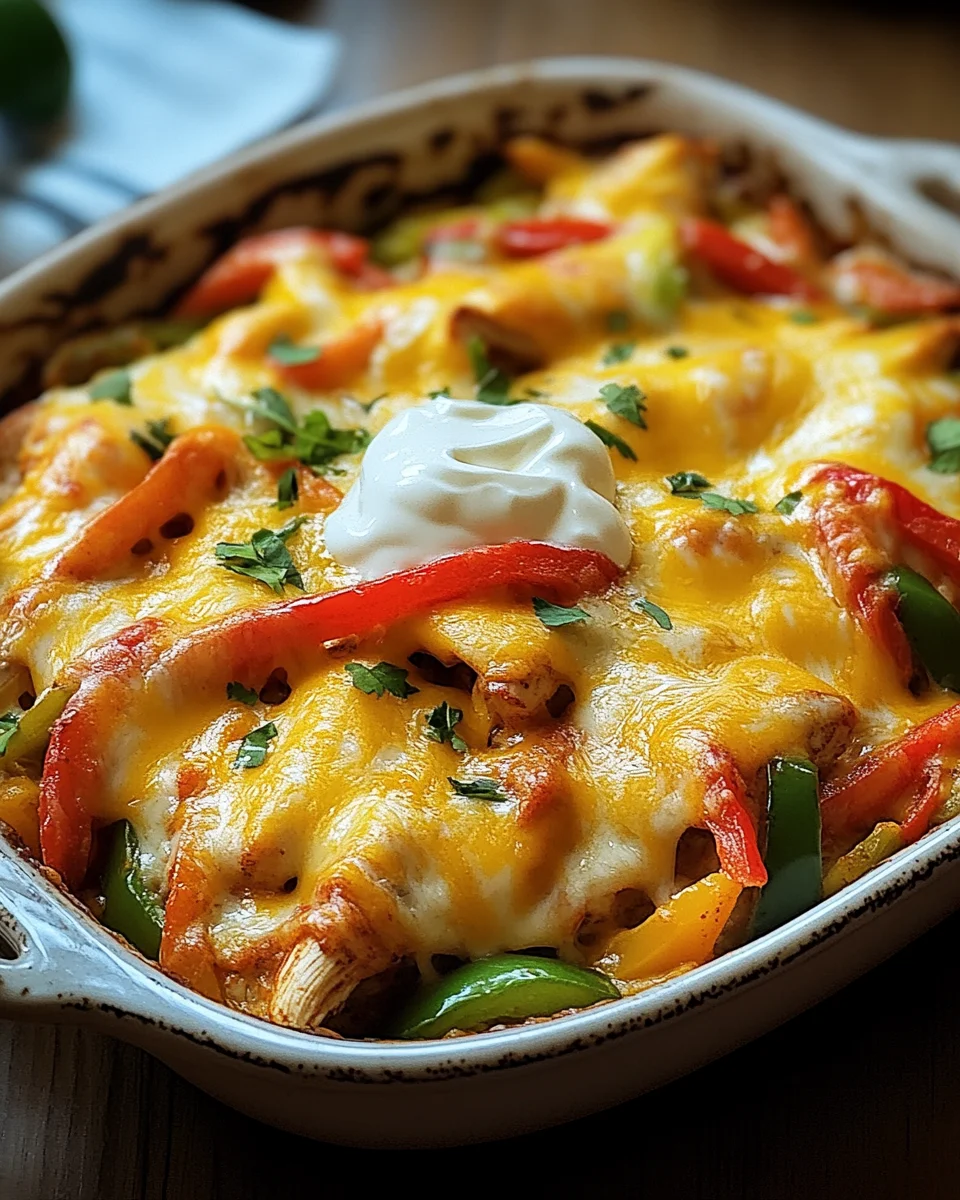 Käsiger Fajita Hähnchen Auflauf 27 Käsiger Fajita Hähnchen Auflauf