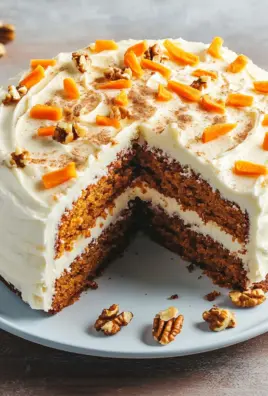 Karottenkuchen mit Frischkäse-Frosting