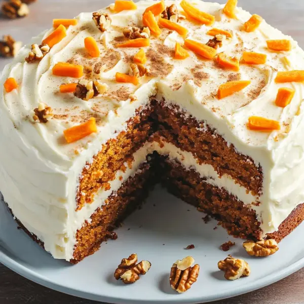 Karottenkuchen mit Frischkäse-Frosting