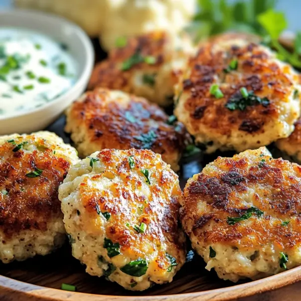 Low Carb Blumenkohl Frikadellen