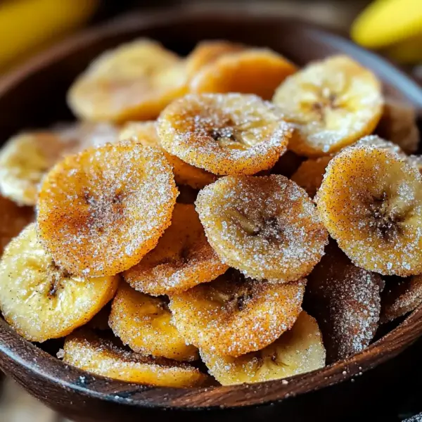 Luftfritteuse Zimt Bananen
