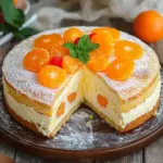 Mandarinen-Quark-Kuchen mit Geheimzutat
