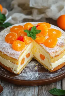 Mandarinen-Quark-Kuchen mit Geheimzutat