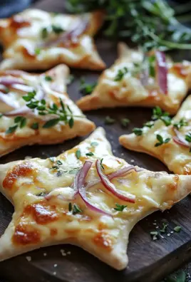 Mini-Flammkuchen-Sterne