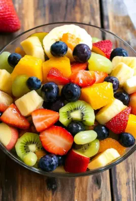 Obstsalat mit klassischem Dressing