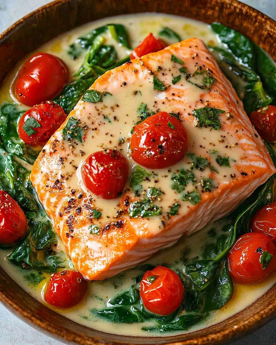 Ofenlachs mit Spinat 16 Ofenlachs