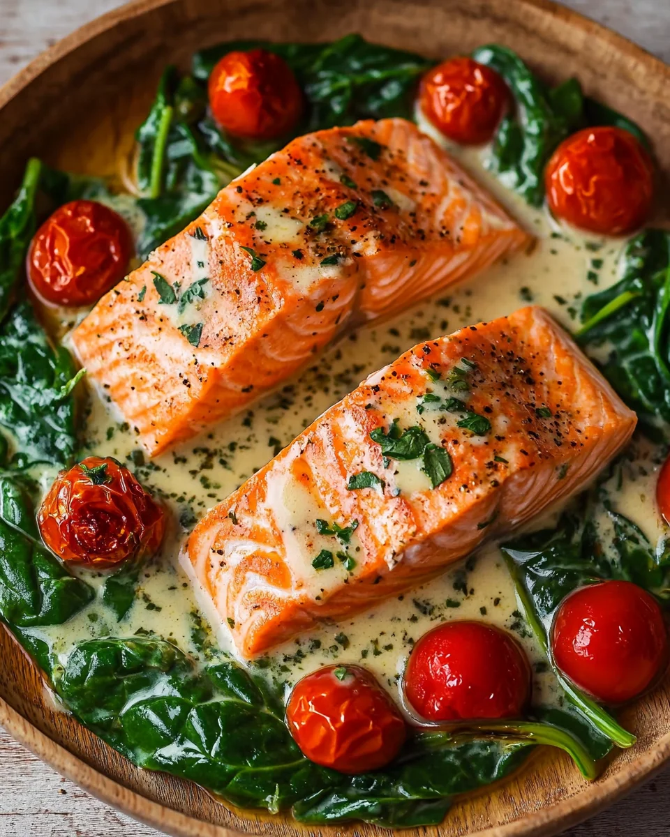 Ofenlachs mit Spinat 18 Ofenlachs mit Spinat