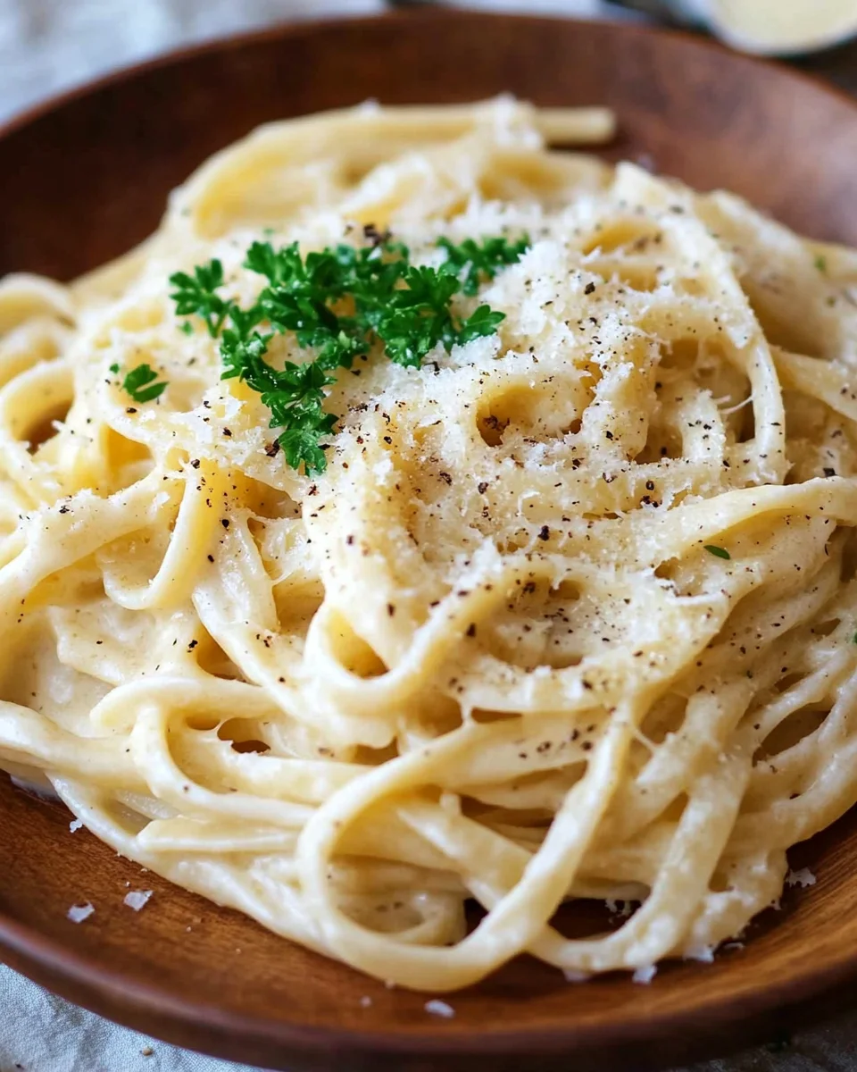 Pasta in Käse Sahne Soße 23 Pasta