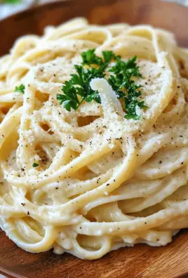 Pasta in Käse Sahne Soße