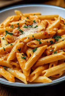 Penne in cremiger Paprikasoße