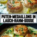 Puten-Medaillons in Lauch-Rahm-Soße 15 Pinterest Hidden Image
