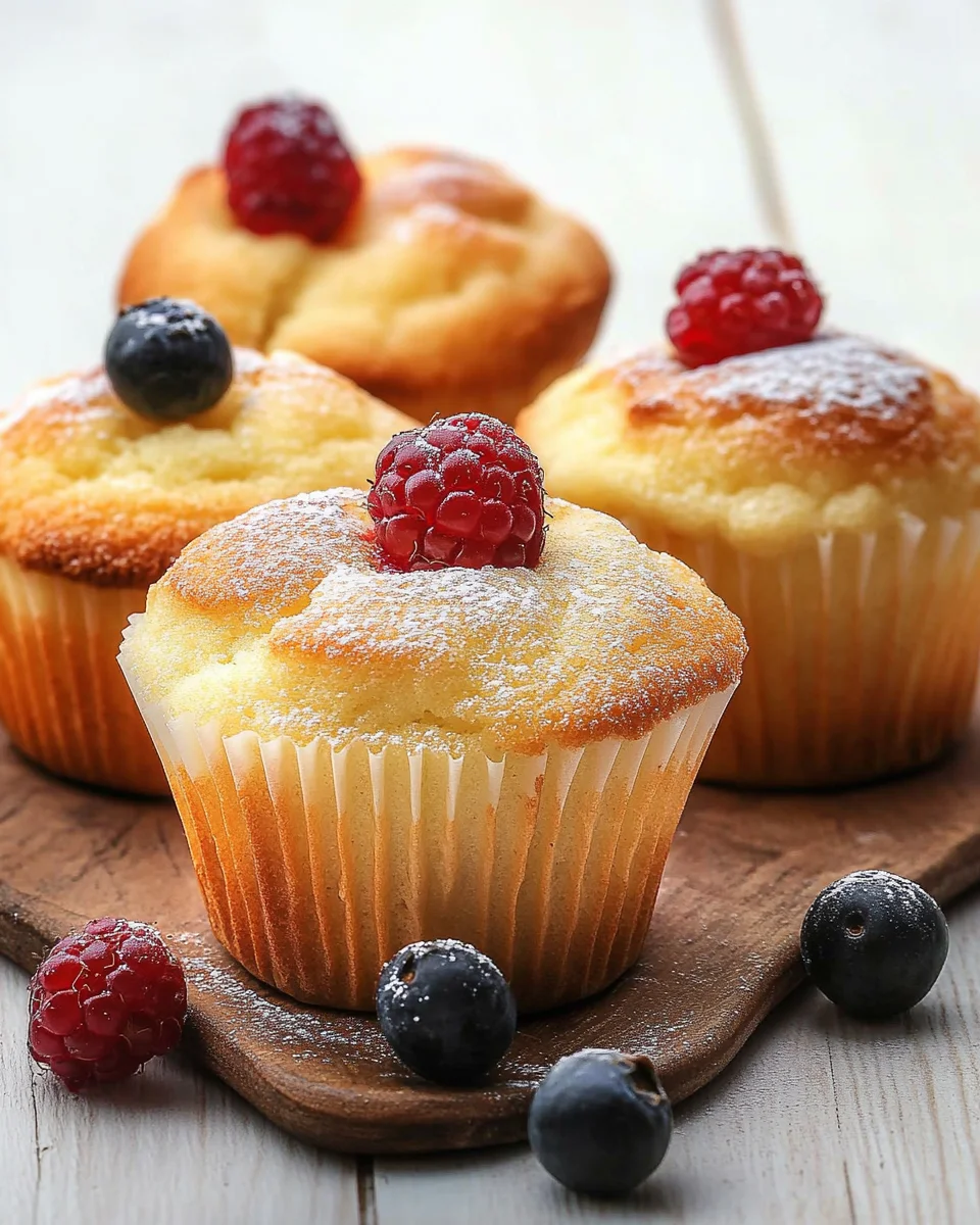 Quark Muffins Mit Vanillepudding Rezept
