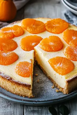 Quarkkuchen mit Mandarinen
