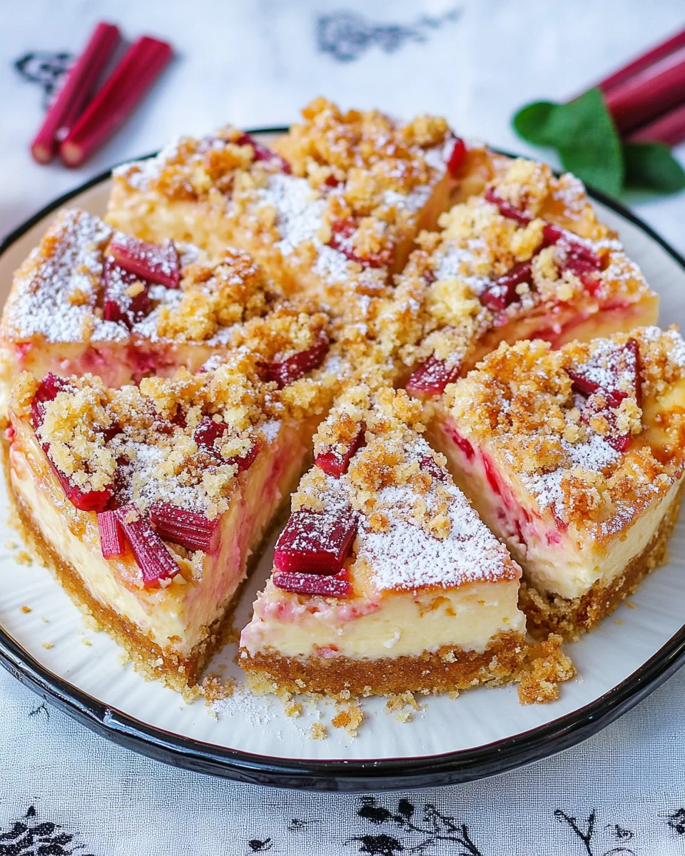 Rhabarber-Cheesecake