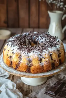 Saftiger und lockerer Eierlikörkuchen mit Schokoraspeln