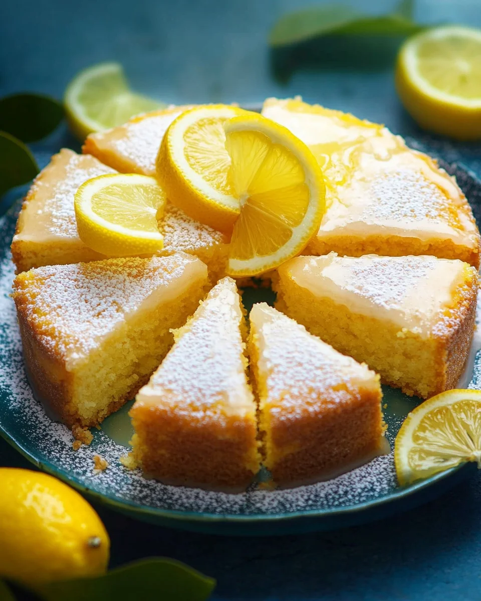 Saftiger Zitronenkuchen vom Blech