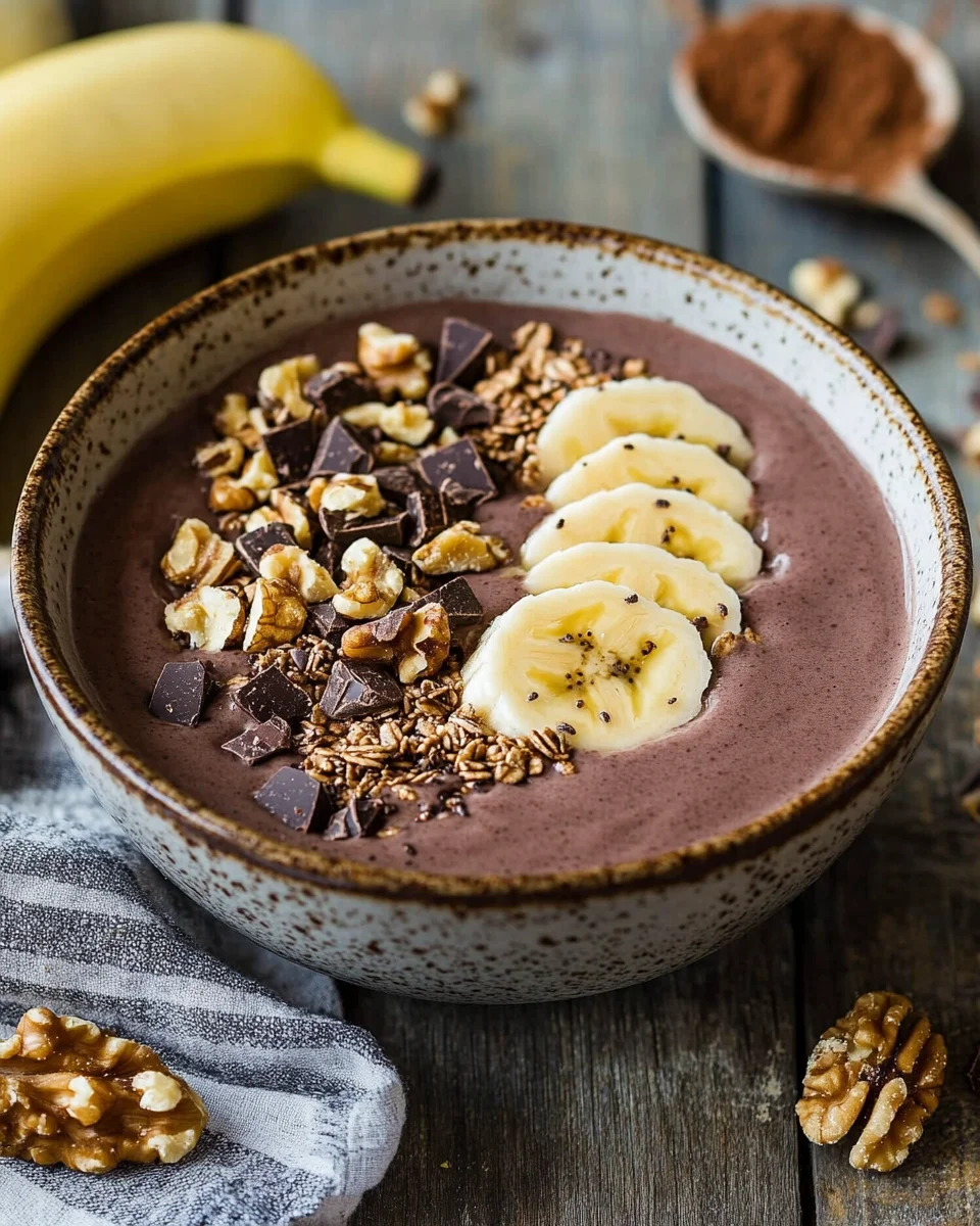Schoko-Smoothie-Bowl