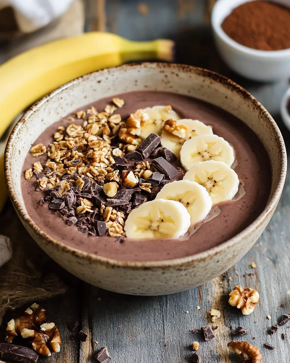 Schoko-Smoothie-Bowl