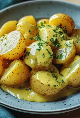 Senfsauce mit Salzkartoffeln