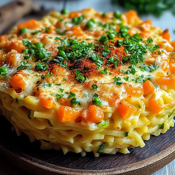 Spätzleauflauf mit Gemüse