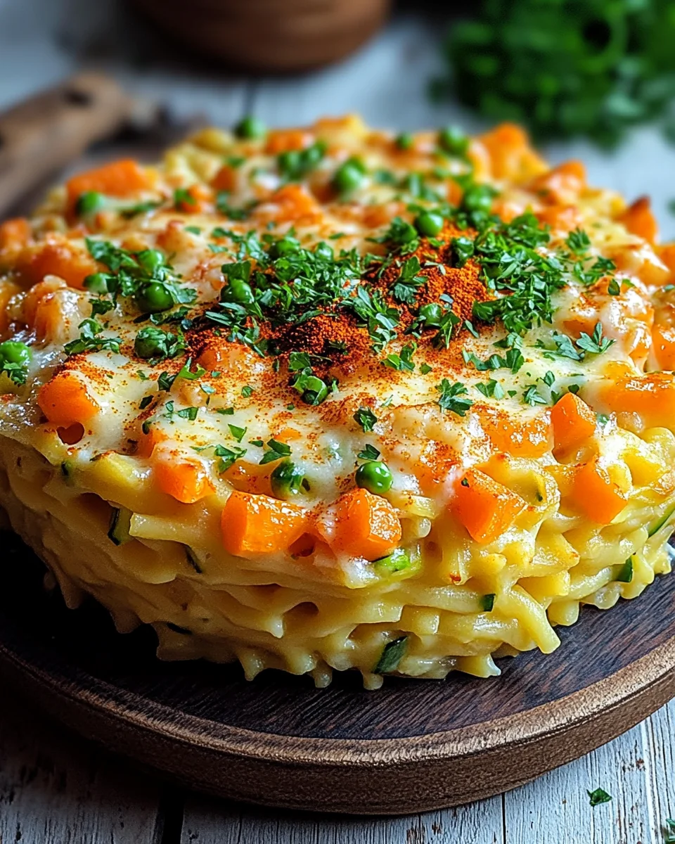 Sp&auml;tzleauflauf mit Gem&uuml;se
