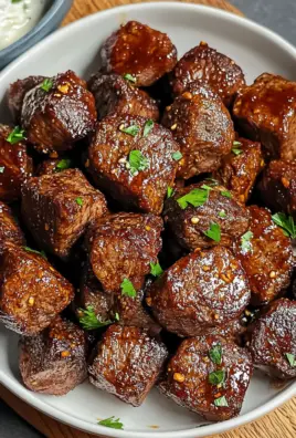 Steak-Häppchen aus der Heißluftfritteuse 22 Steak-Häppchen aus der Heißluftfritteuse