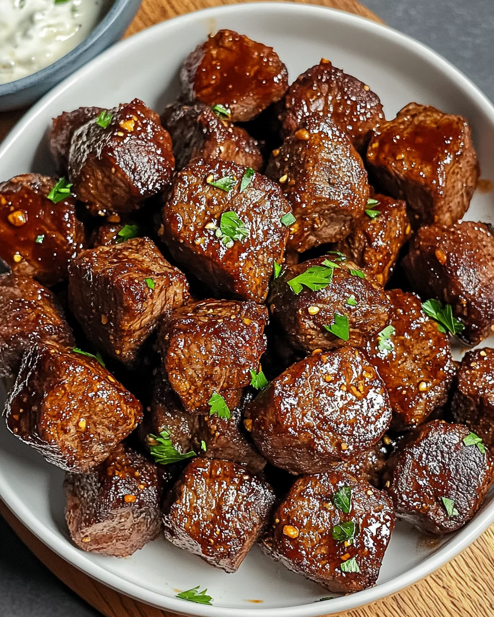 Steak-Häppchen aus der Heißluftfritteuse