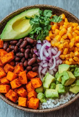 Süßkartoffel Burrito Bowl