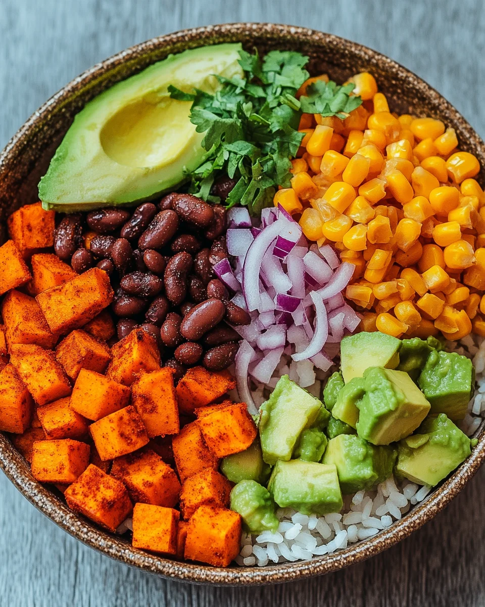 Süßkartoffel Burrito Bowl 23 Süßkartoffel Burrito Bowl