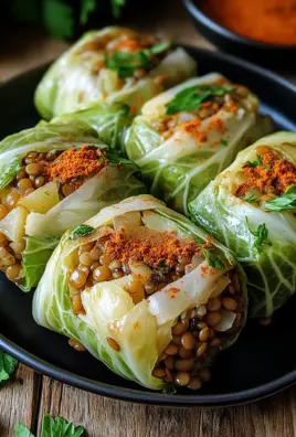Vegane Kohlrouladen