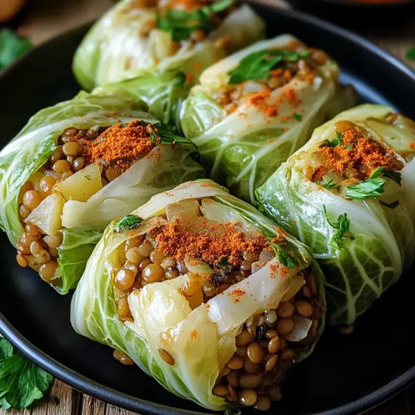 Vegane Kohlrouladen
