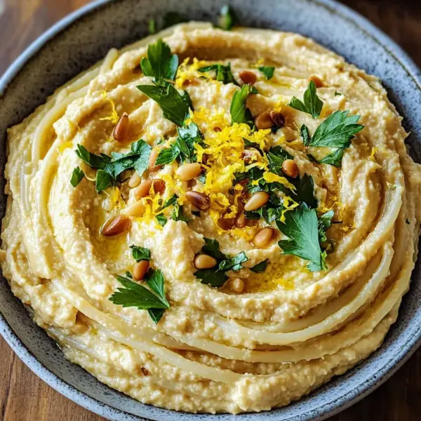 Zitronige Hummus-Pasta