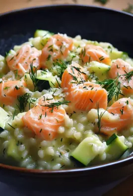 Zucchini-Lachs-Risotto