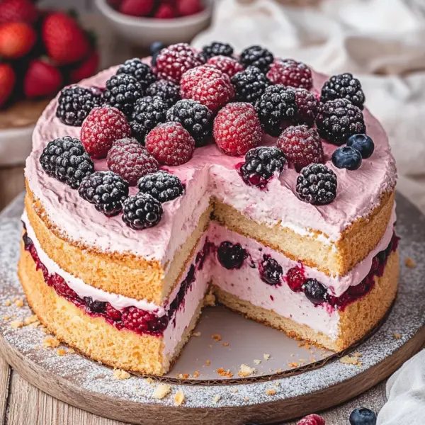 Beeren Käsesahne Torte