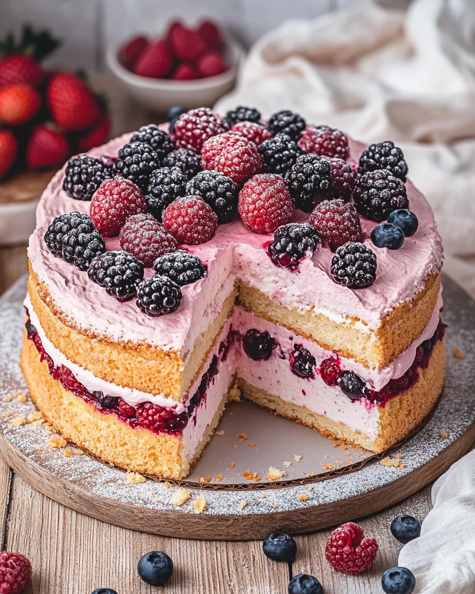 Beeren Käsesahne Torte 20 Beeren Käsesahne Torte