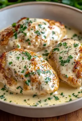 Cremiges Parmesan-Hühnchen mit Frischkäse