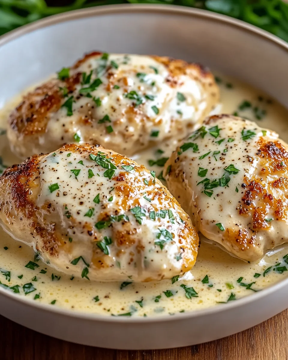 Cremiges Parmesan-H&uuml;hnchen mit Frischk&auml;se